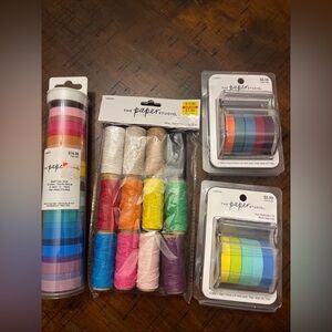 Paper Studio Calendar Journal Washi Tape Hemp String New 47 Item Bundle Teacher